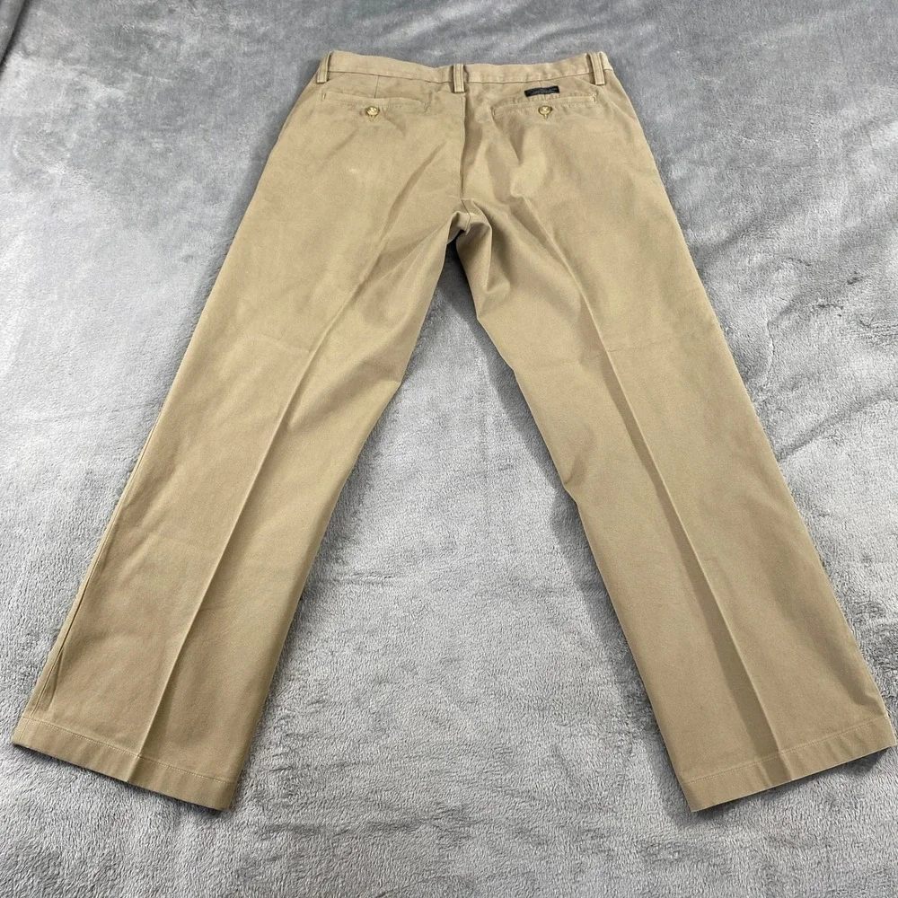 Banana Republic Chinos Mens 31x34 Khaki Tan Dawson Chino Straight Leg Cotton